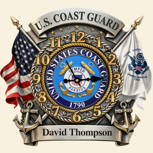 Personalized Gifts For Veterans Acrylic Hanging Wall Clock 03HUTN251225-Homacus