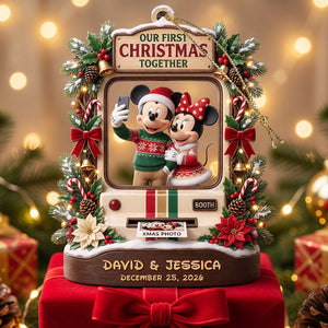 Our First Christmas Together Ornament - Personalized Gifts For Couple 07todt010826