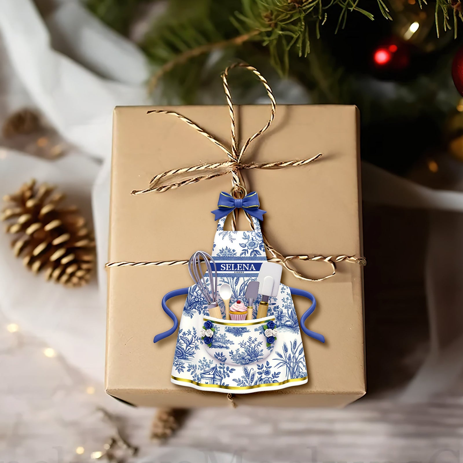 Baking Apron Ornament - Personalized Gifts For Cooking Lovers 01pglu071125