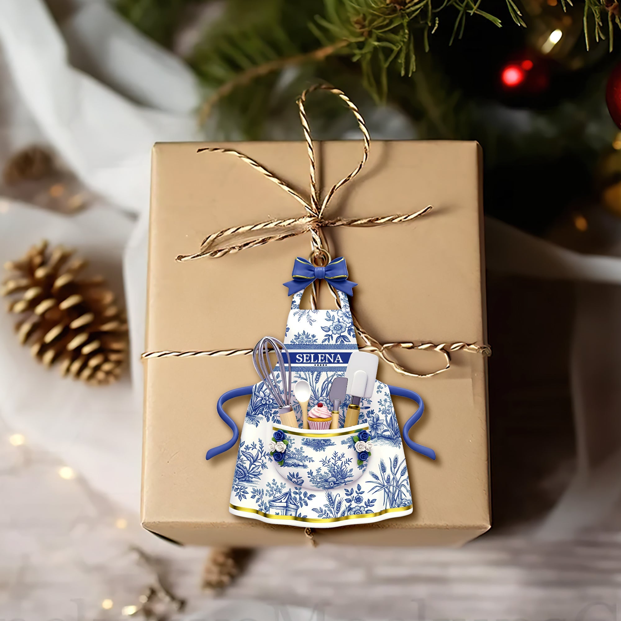 Baking Apron Ornament - Personalized Gifts For Cooking Lovers 01pglu071125