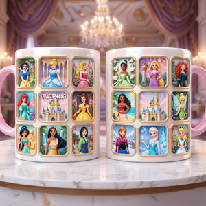 Princess Squad Christmas Coffee Accent Mug - Personalized Gifts For Kids 04NALU151026