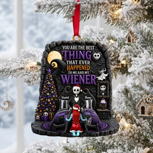 Perfectly Naughty Together Christmas Ornament - Personalized Gifts For Couple 07OHLU060826
