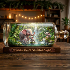 Elephant Family Love Acrylic Plaque - Personalized Mother's Day Gifts 03toqn180426
