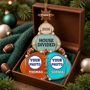 House Divided Couple Acrylic Ornament - Personalized Gifts For Couples 07HULU061026