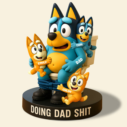 Doing Dad Sh** Plaque - Personalized Gifts For Dad 02ohdt100525-Homacus