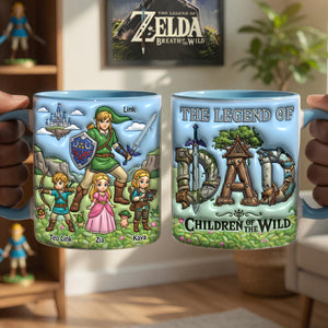 The Legend Of Dad - Accent Mug Personalized Father's Day Gifts 01QHDT300426-Homacus