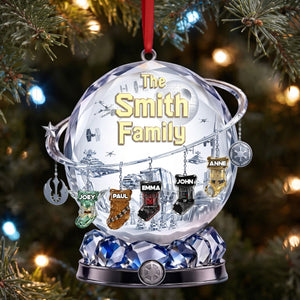 Merry Christmas Stockings Acrylic Ornament - Personalized Christmas Gifts For Family 03ohlu220826