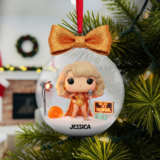 Sparkling Stage Ornament - Personalized Christmas Gifts For Music Lovers 05PGLU090925