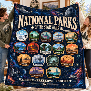 Space Adventure Blanket - Personalized Gifts 01nalu061026