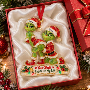 Naughty Couple Christmas Ornament - Personalized Gifts For Couple 04natn191026