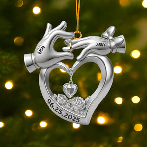Personalized Gifts For Newlywed Couple Christmas Acrylic Ornament 02ohtn140825