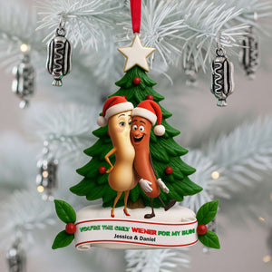 Cute Food Duo Ornament - Personalized Christmas Gifts For Couple 03OHLU040925