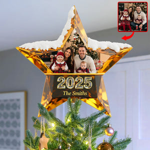 Funny Holiday Christmas Tree Topper - Custom Photo Gifts For Family 04pgqn191125