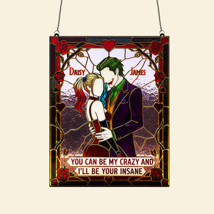 Mischievous Couple Suncatcher Ornament - Personalized Gifts For Couple 04kita011225
