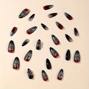 Halloween Gifts For Her Almond Shaped Press-On Nails 01acxx200825-Homacus