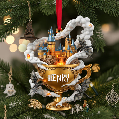 Enchanted Kingdom Acrylic Ornament - Personalized Christmas Gift For Fantasy Lovers 02TOLU270825