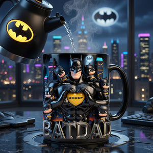 Strong Dad and Kids Magic Coffee Mug - Personalized Gifts For Dad 02ohdt160426
