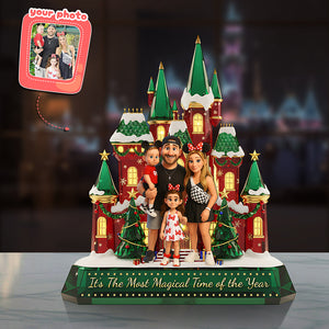 Personalized Gifts For Christmas, Family Custom Photo Custom Shape Acrylic Plaque 03pgta181025