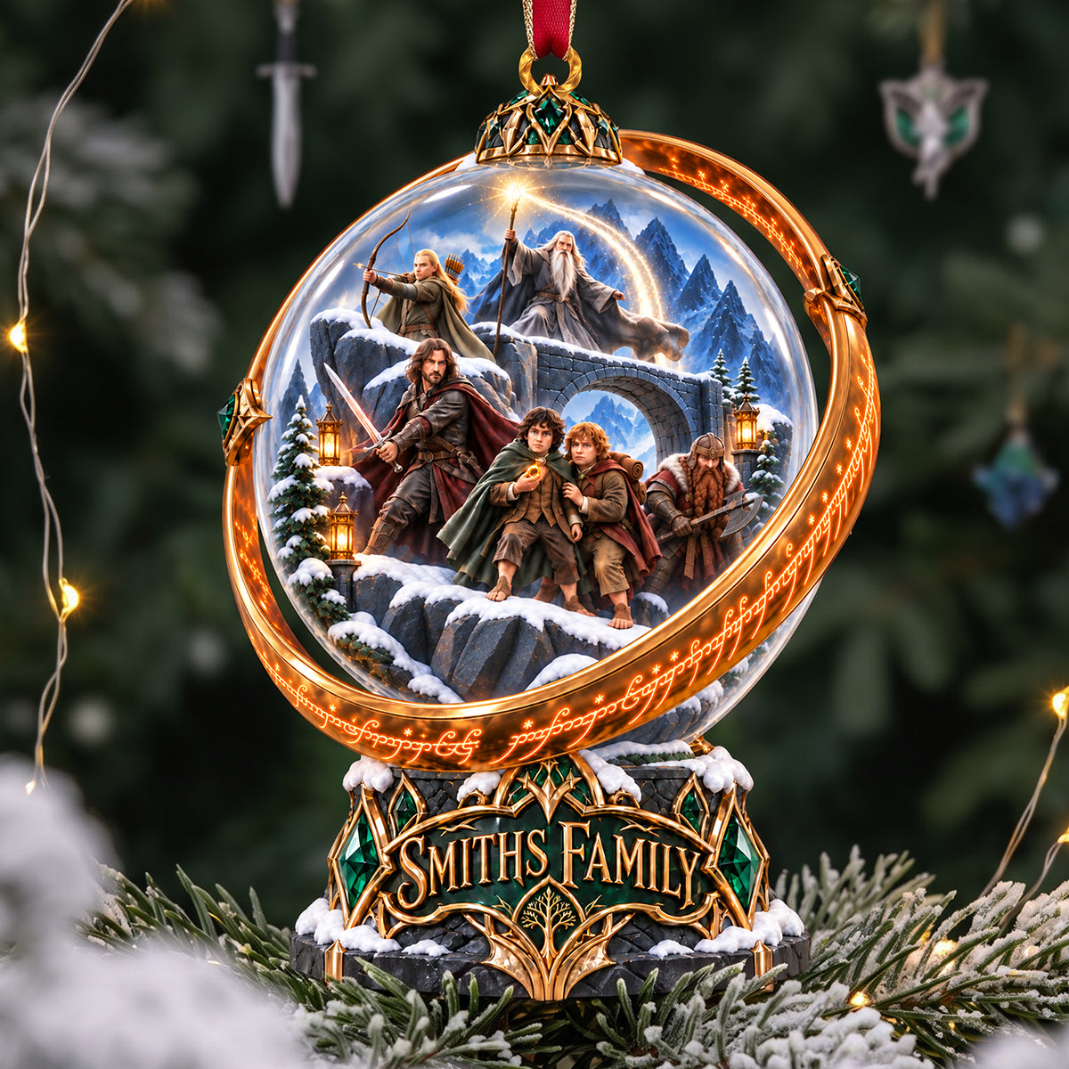 Magical Story Christmas Ornament - Personalized Gifts For Movie Lovers 05hata011026