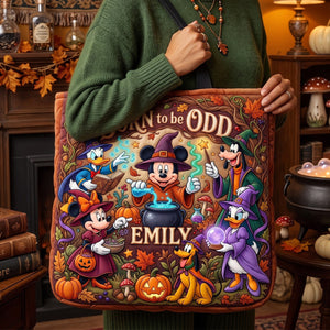 Born To Be Odd Tote Bag - Personalized Gifts For Witch Lover Tote Bag 01PATN290726