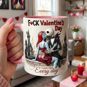 Naughty Skeleton Couple Coffee Accent Mug - Personalized Gift For Couples 05NAQN210126