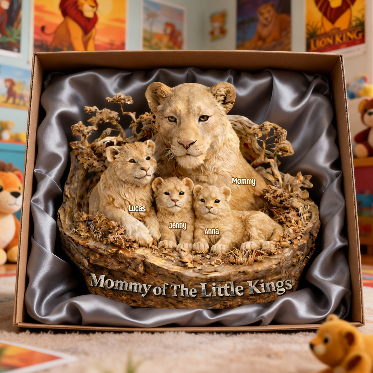Mom And Kids Acrylic Plaque - Personalized Mother's Day Gifts 01ohtn240226