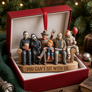 Midnight Slashers Merry Christmas Acrylic Ornament - Personalized Christmas Gifts For Horror Lovers 04nalu081026