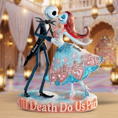 Spooky Love Acrylic Plaque - Personalized Halloween Gifts For Couple 03tgqn280825