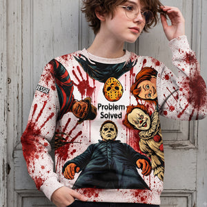 Fun Rest In Peace Halloween 3D Shirt - Personalized Gifts 02qhta180826