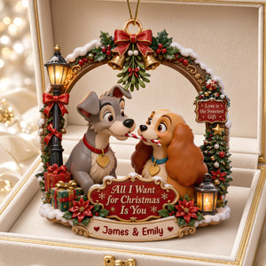 Opposites In Love Christmas Ornament - Personalized Gifts For Couple 08HADT021026