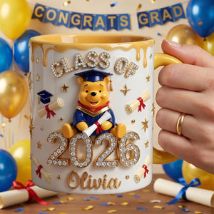 Congrats Graduate Accent Mug - Personalized Gifts For Graduations 01TYDH070526