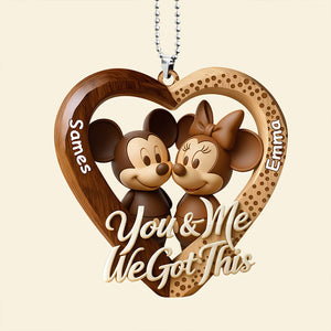 You And Me We Got This Car Ornament Personalized Gifts For Couple 04HYDT090126
