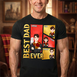 Best Dad Ever Shirt - Personalized Father's Day Gifts 03hudh250526