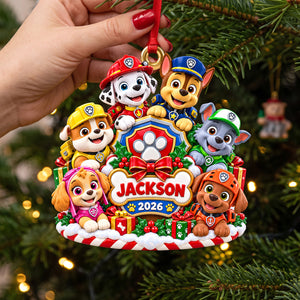 Holiday Rescue Squad Acrylic Ornament - Personalized Christmas Gifts 08tydh191026