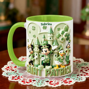 St. Patrick Accent Mug - Personalized Patrick's Day Gifts 03pata070226