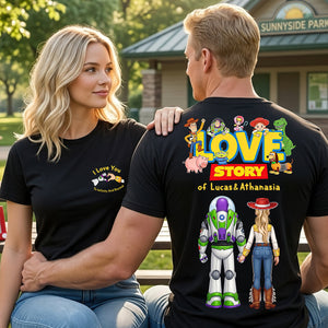 Our Love Story Shirt - Personalized Gifts For Couple 01HUDT220626-Homacus