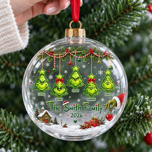 Family Ornament - Personalized Gifts For Family Christmas Ornament 03OHTN040926