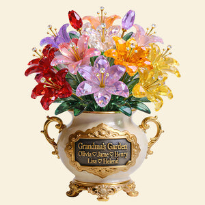 Grandma's Garden Acrylic Plaque Personalized Mother's Day Gifts 03TYDT130326