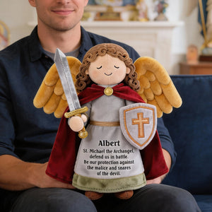 Angel of Protection Pillow – Personalized Gifts For Christians 04naqn301225 - Pillow - GoDuckee