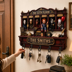 Macabre Midnight Slashers Acrylic Key Hanger - Personalized Gifts For Horror Lovers 03hadh190826