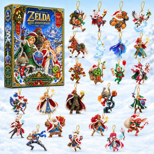 40th Years Of The Myth Christmas Advent Calendar Blind Box - Personalized Gifts For Game Lovers 011tyqn240926