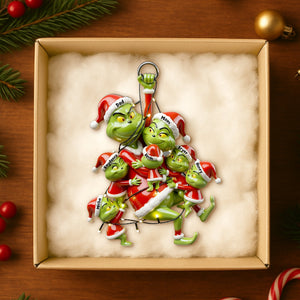 Fun Playing Family Hangng Ornament - Personalized Gifts For Family 03QHDT061025