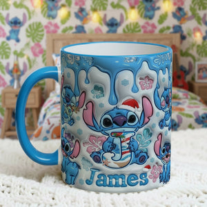 Tropical Christmas Coffee Mug Personalized Gifts 08TGLU241125