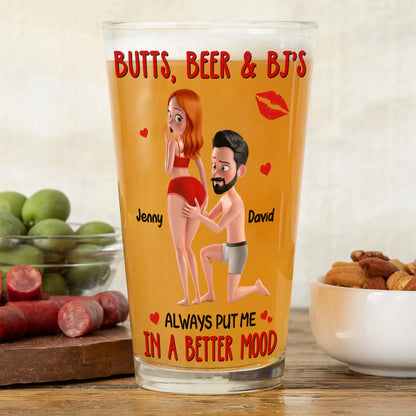 Put Me In A Better Mood Beer Glass - Personalized Funny Gifts For Couple 04natn180725hg
