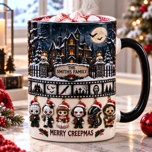 Midnight Slashers Merry Christmas Accent Mug - Personalized Christmas Gifts For Horror Lovers 02palu051026