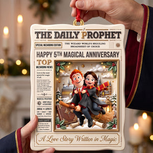 Eternal Affection Anniversary Ornament - Personalized Christmas Gifts For Couple 02TOQN180826
