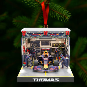Fast Track Car Acrylic Ornament - Personalized Gift For Racing Lovers 03NALU041025