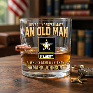 Bullet Round Glass - Personalized Gifts For Veterans 05tyqn120626