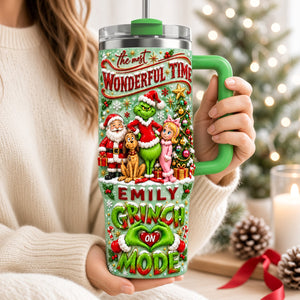 Holiday Spirit Tumbler - Personalized Christmas Gifts 05padh061026