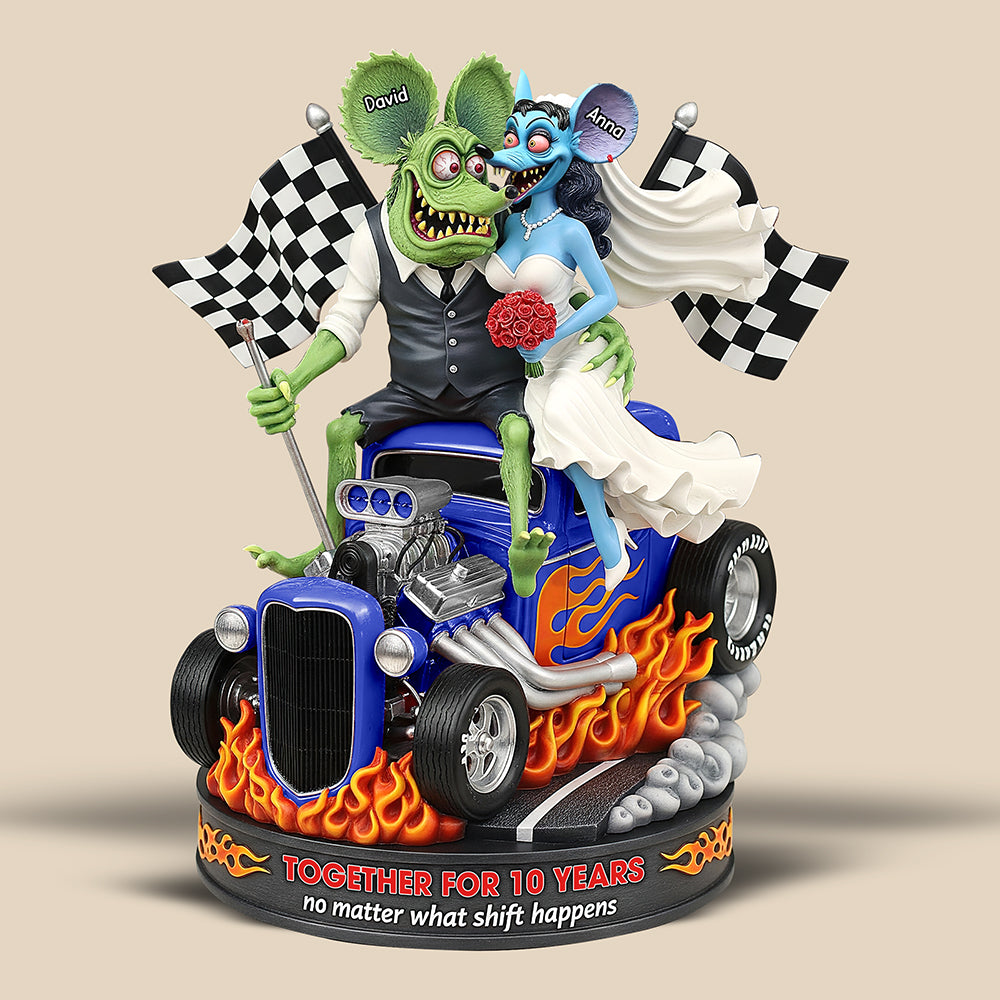 Anniversary On Hot Car Plaque - Personalized Gifts For Couple 05qhqn280625